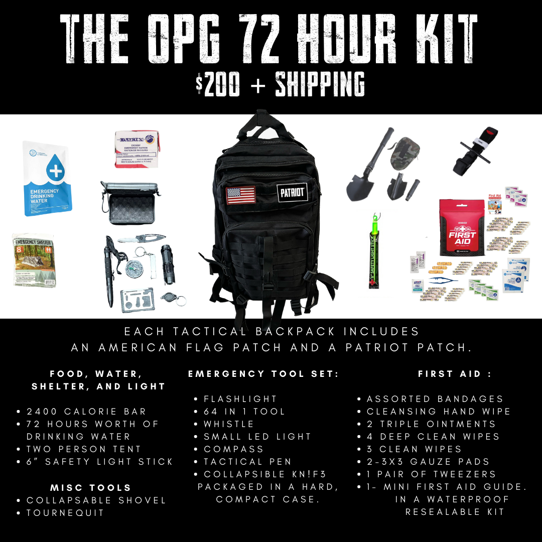 72 Hour Kit/Go Bag
