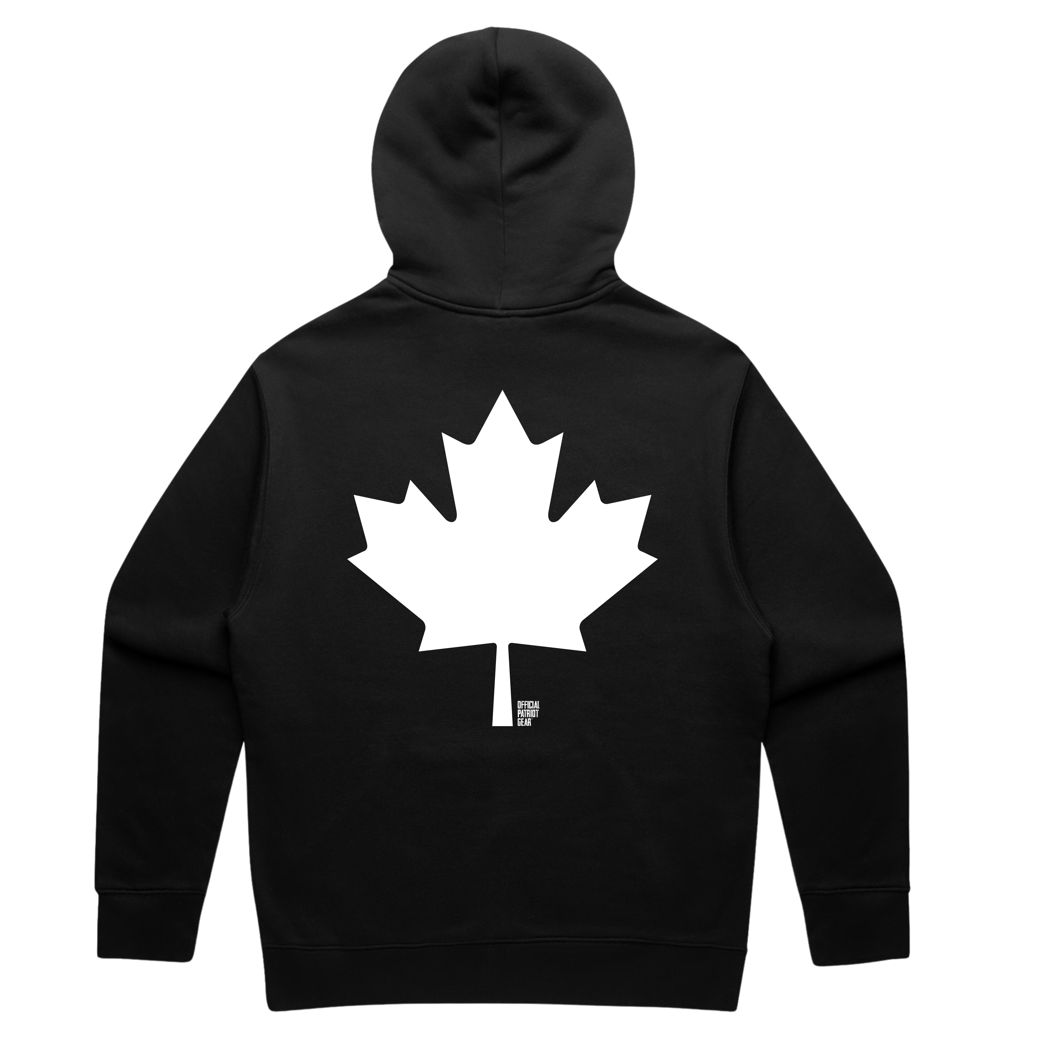 Canadian Patriot Hoodie - B&W