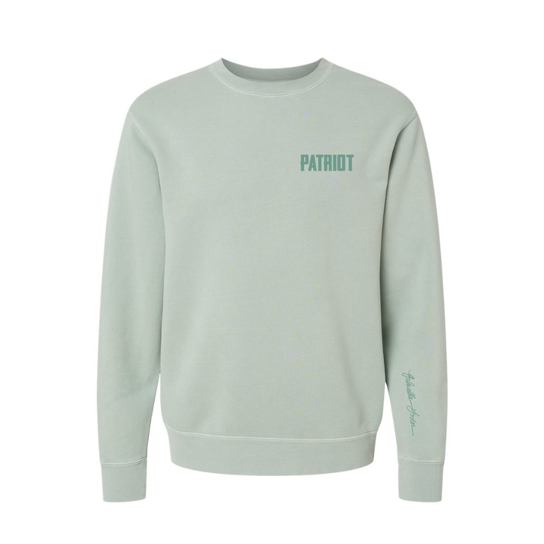 Gabrielle's Patriot Mom Oversized Crew