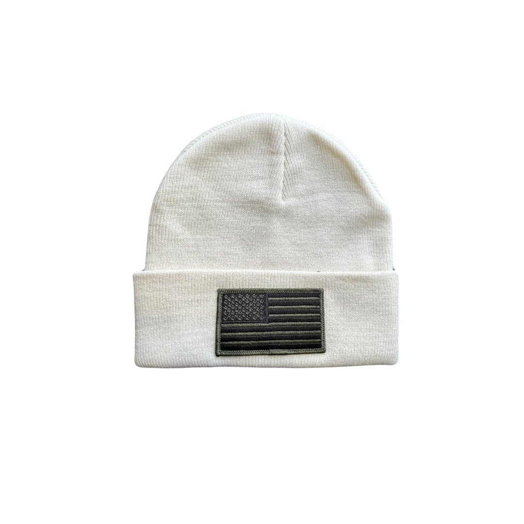 Flag Patch Cuff Beanie