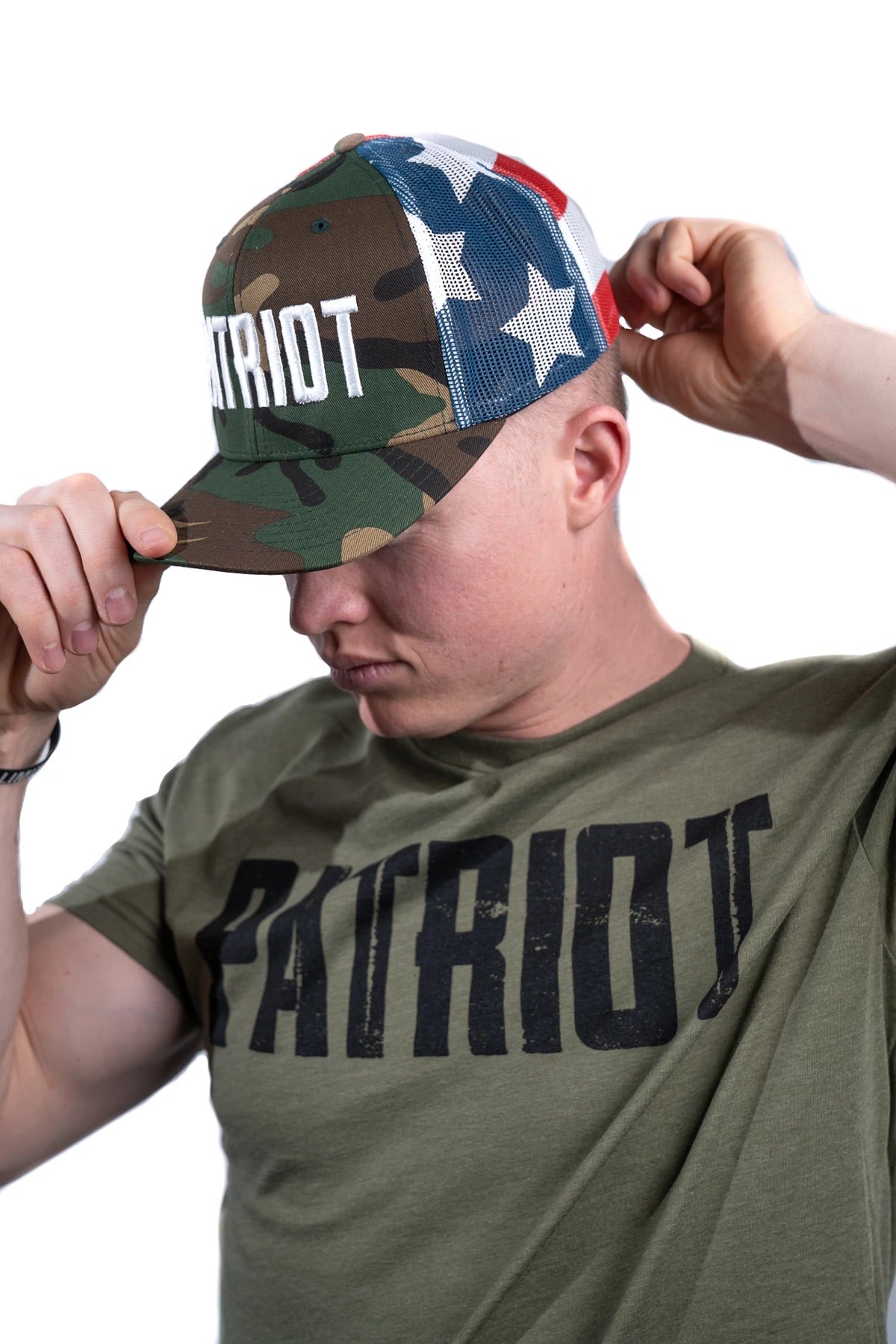 TMR Camo Flag Patriot Hat