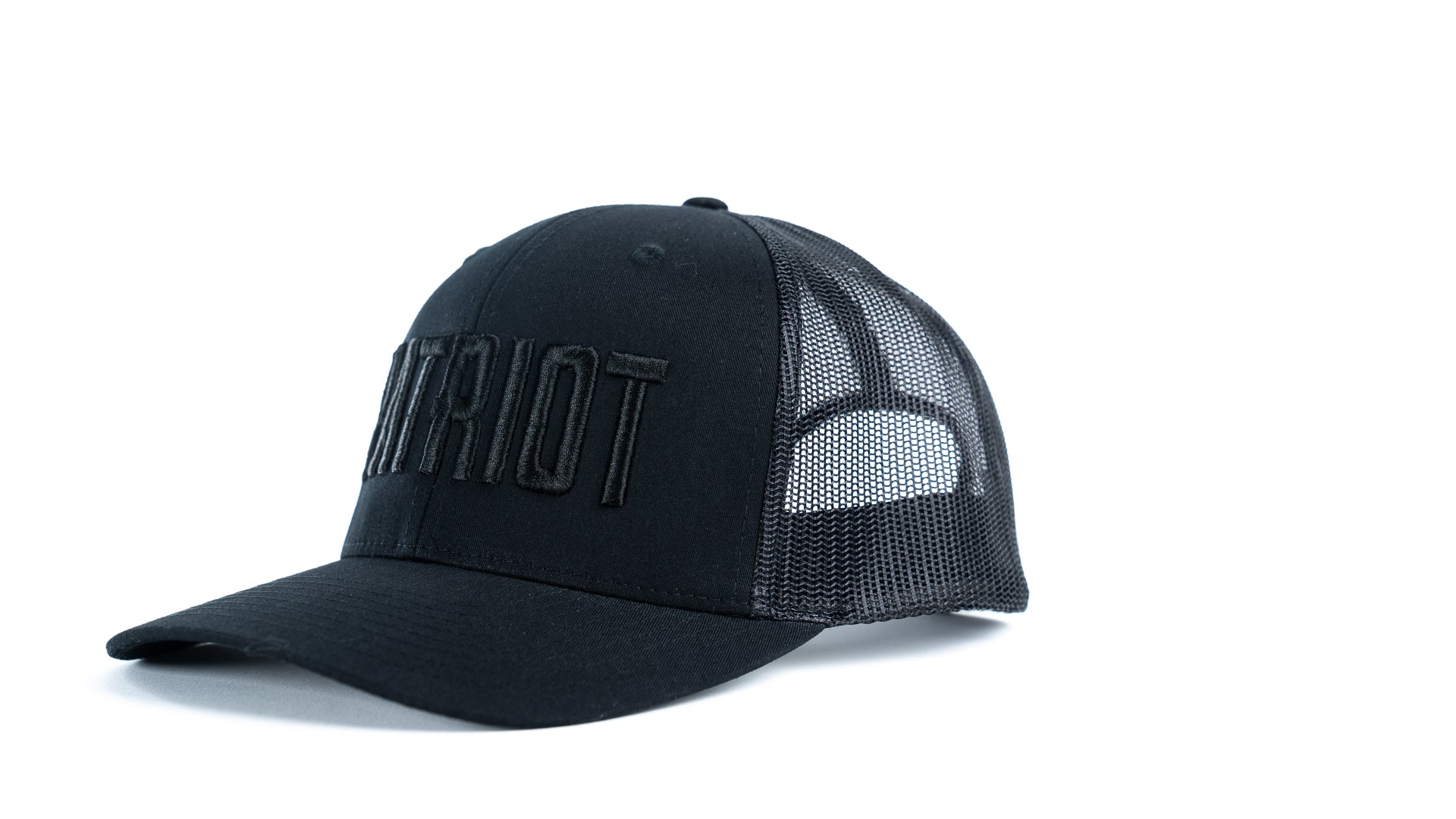 Patriot Hat - Black on Black Mesh