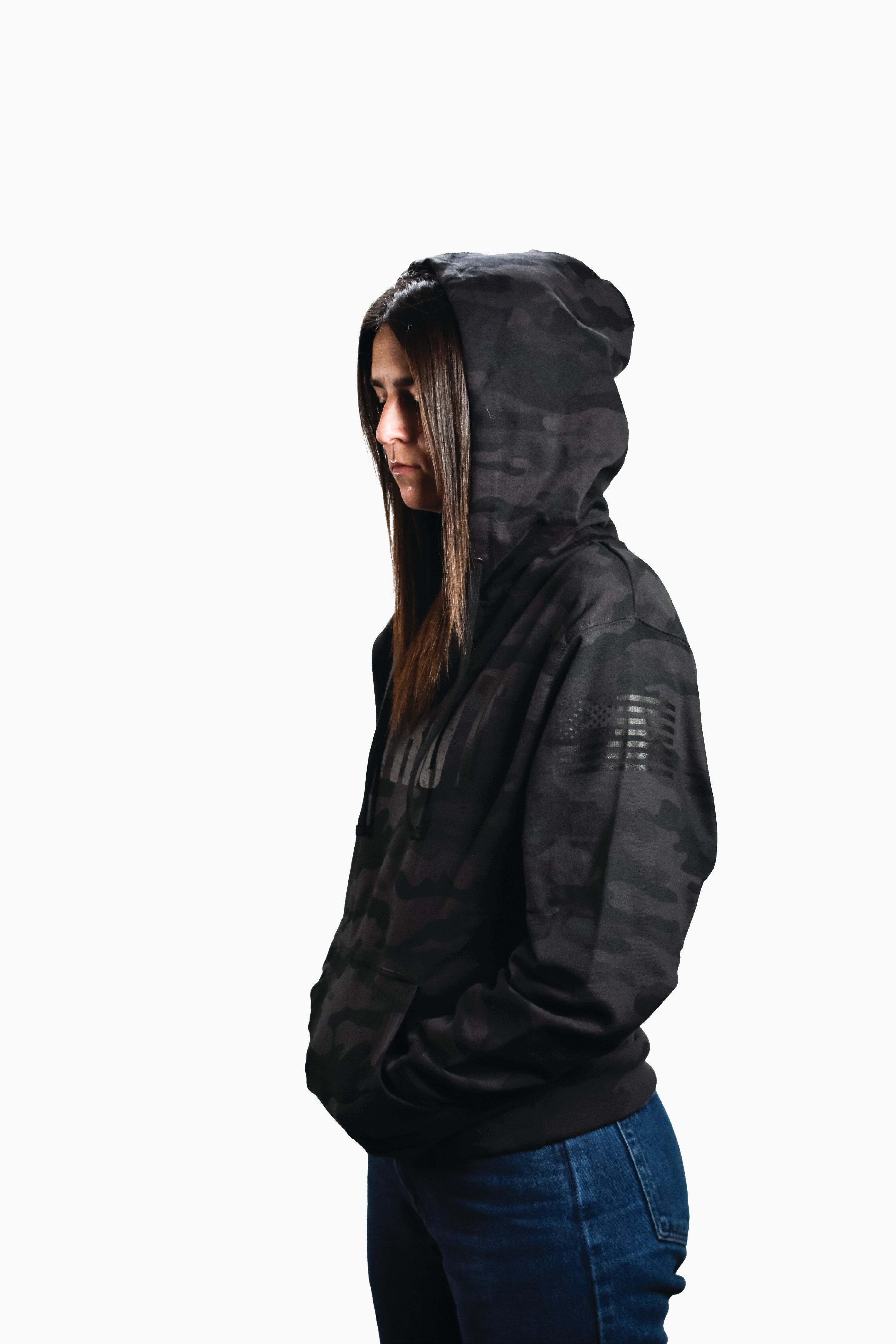 Patriot Hoodie - Black Camo