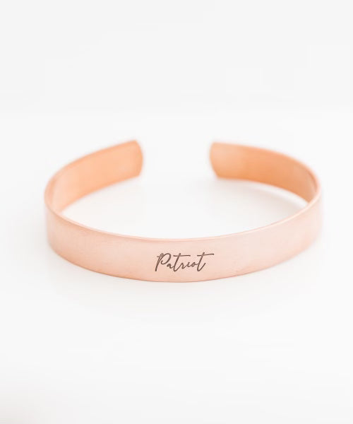 Patriot Cuff - Unisex - Script