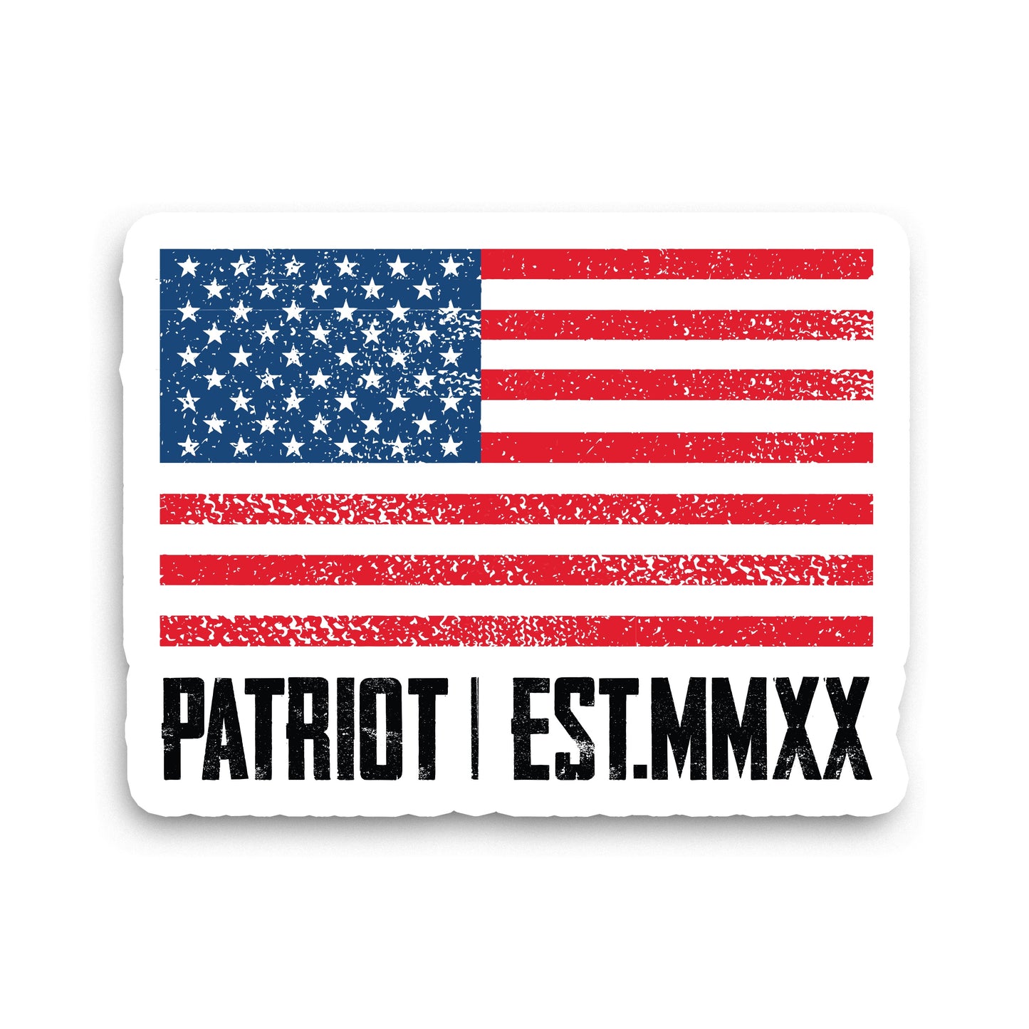 American Flag Patriot Sticker