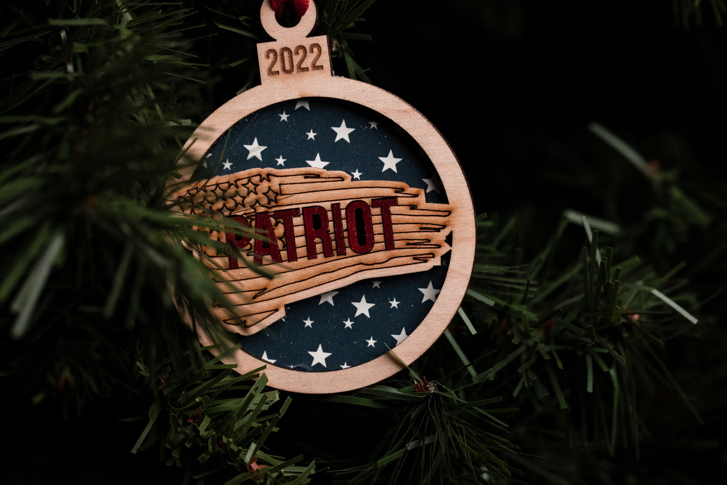 OPG Christmas Ornament - Patriot Flag