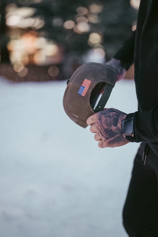 7 Panel Patriot Hat - Camo - Unisex