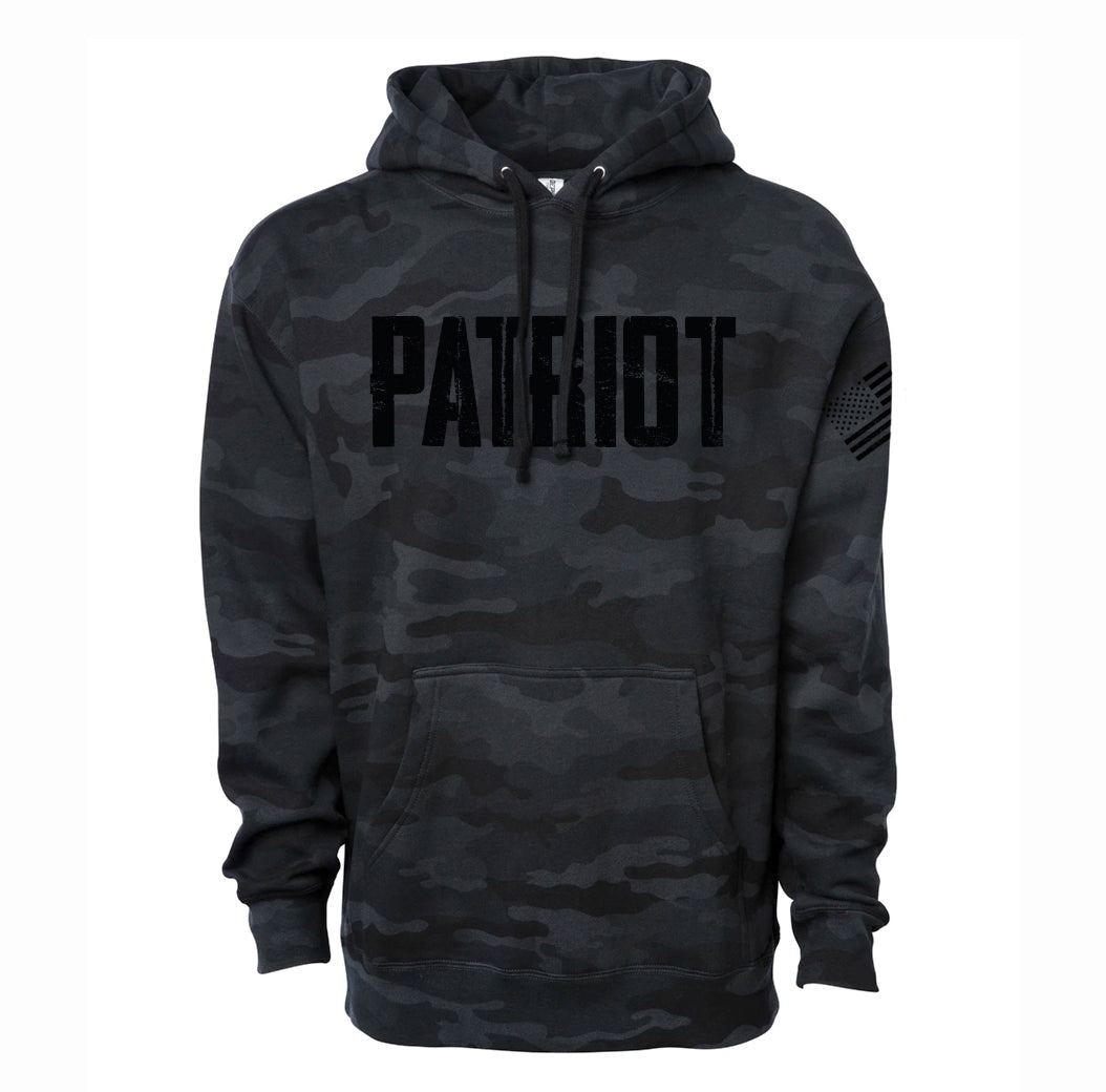 Patriot Hoodie - Black Camo