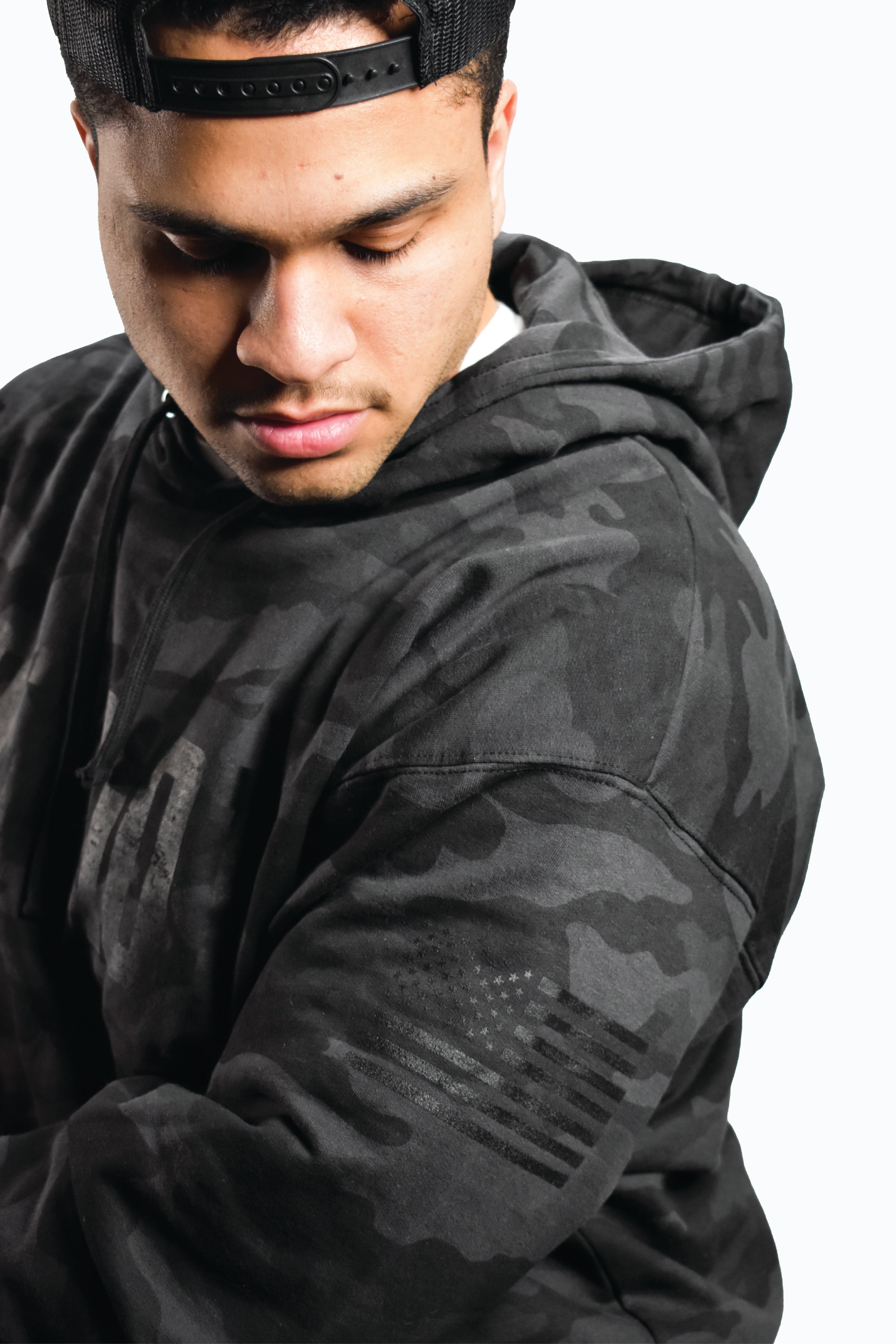 Patriot Hoodie - Black Camo