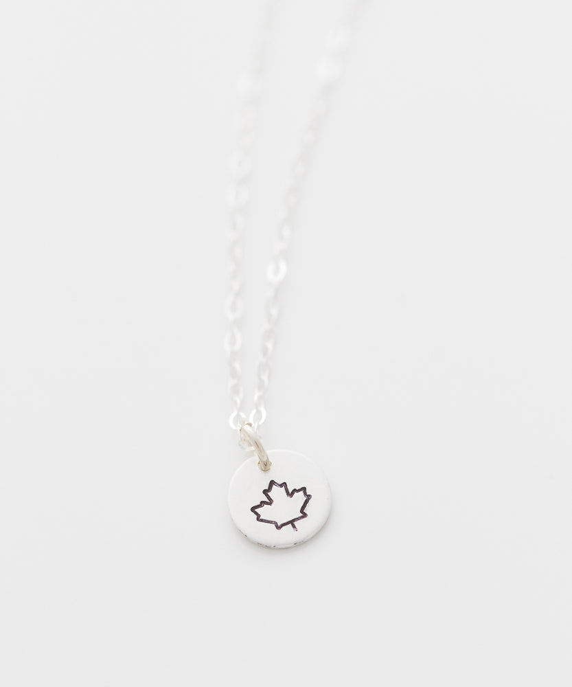 Petite Maple Leaf Necklace