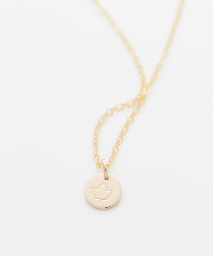 Petite Maple Leaf Necklace