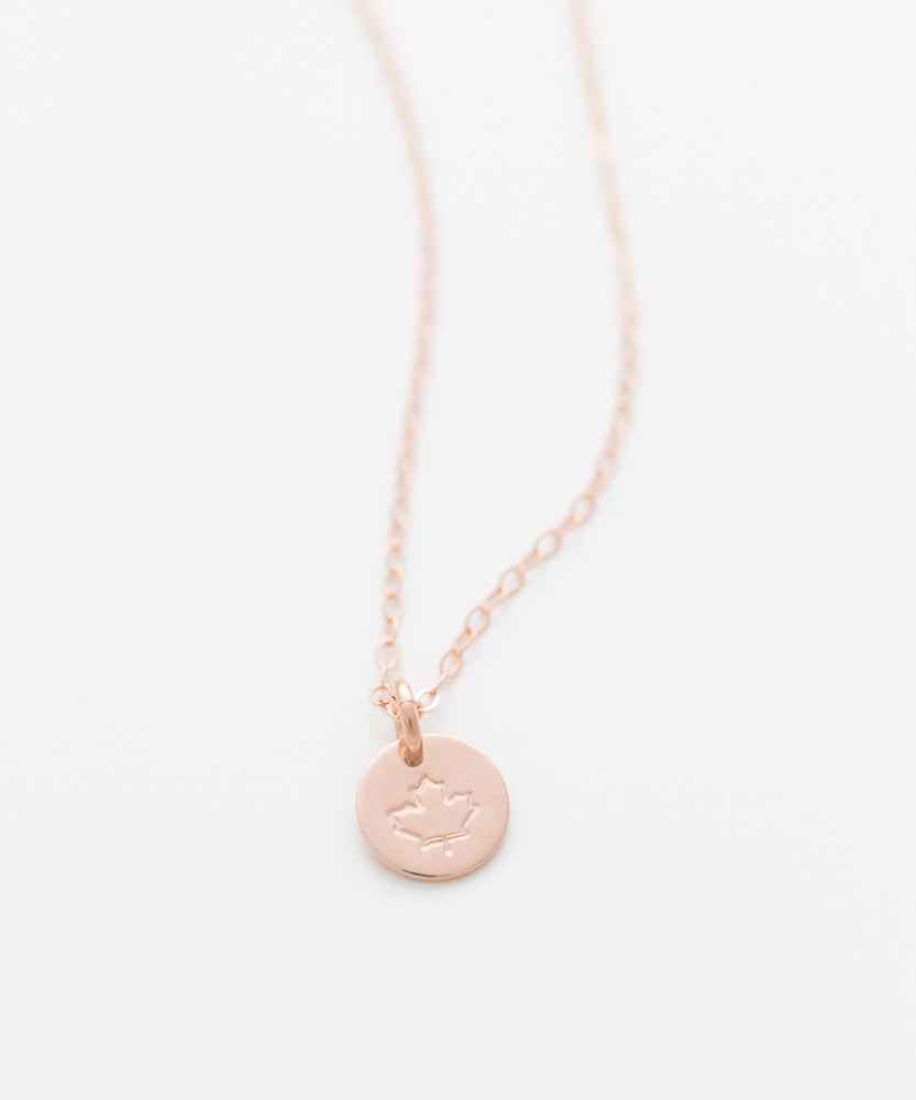 Petite Maple Leaf Necklace