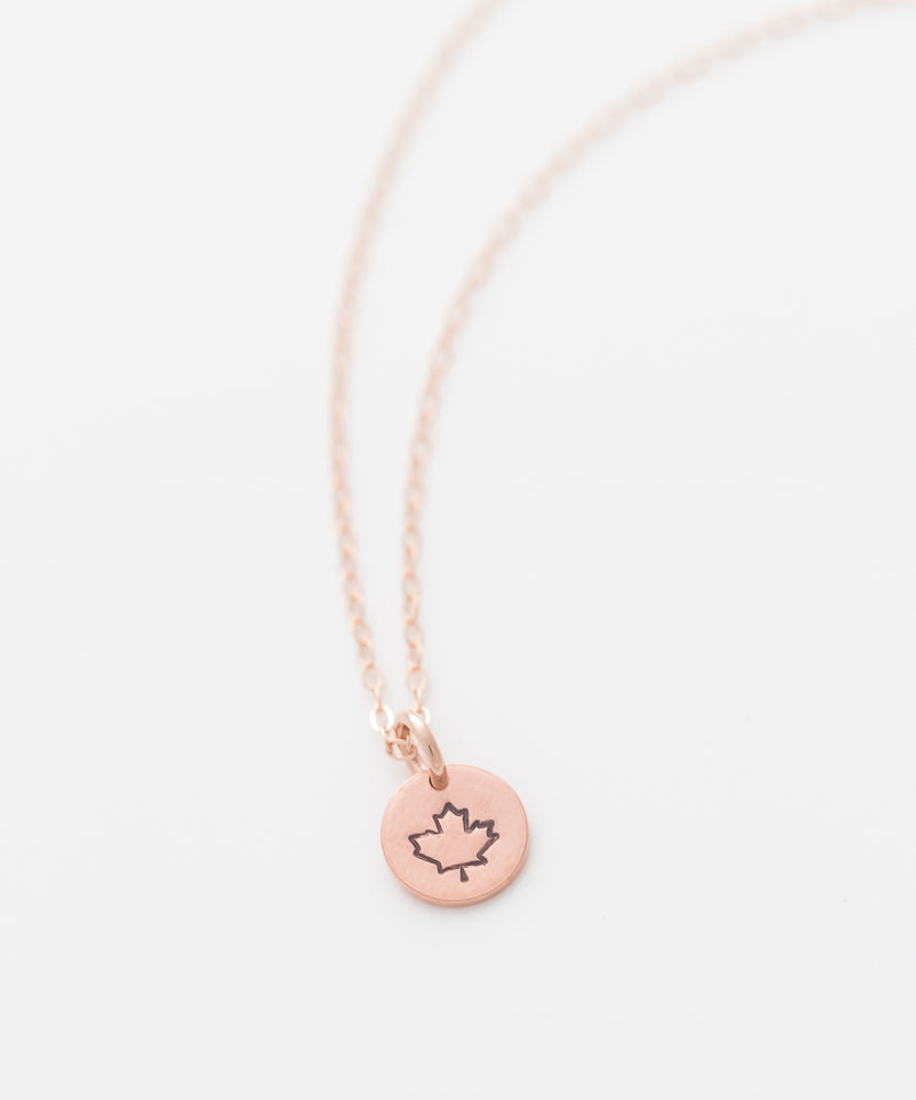 Petite Maple Leaf Necklace