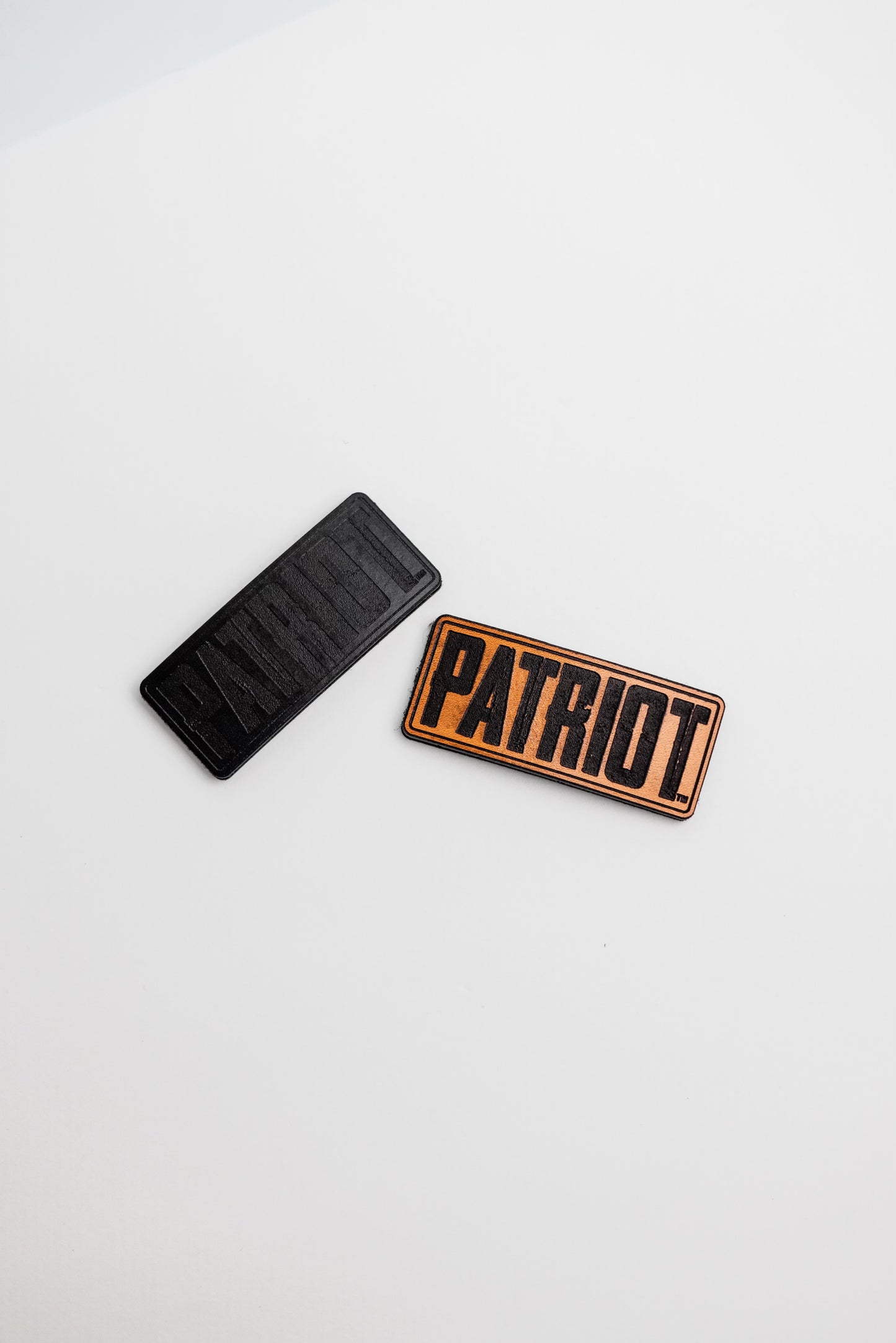 Premium Leather Velcro Patriot Patch