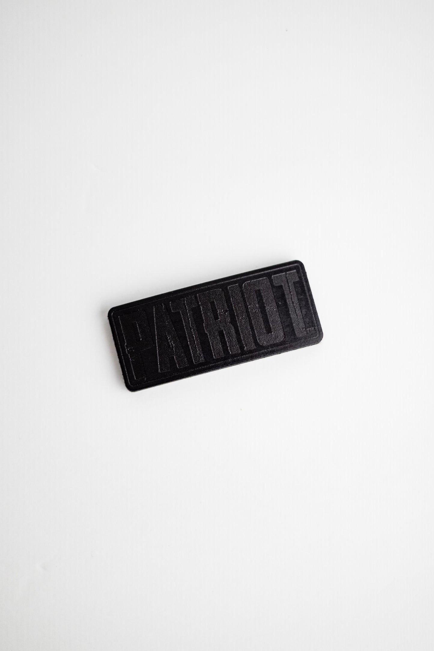 Premium Leather Velcro Patriot Patch