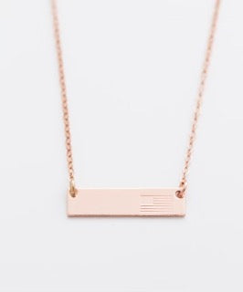 "Our Flag" Bar Necklace