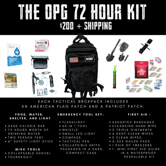72 Hour Kit/Go Bag