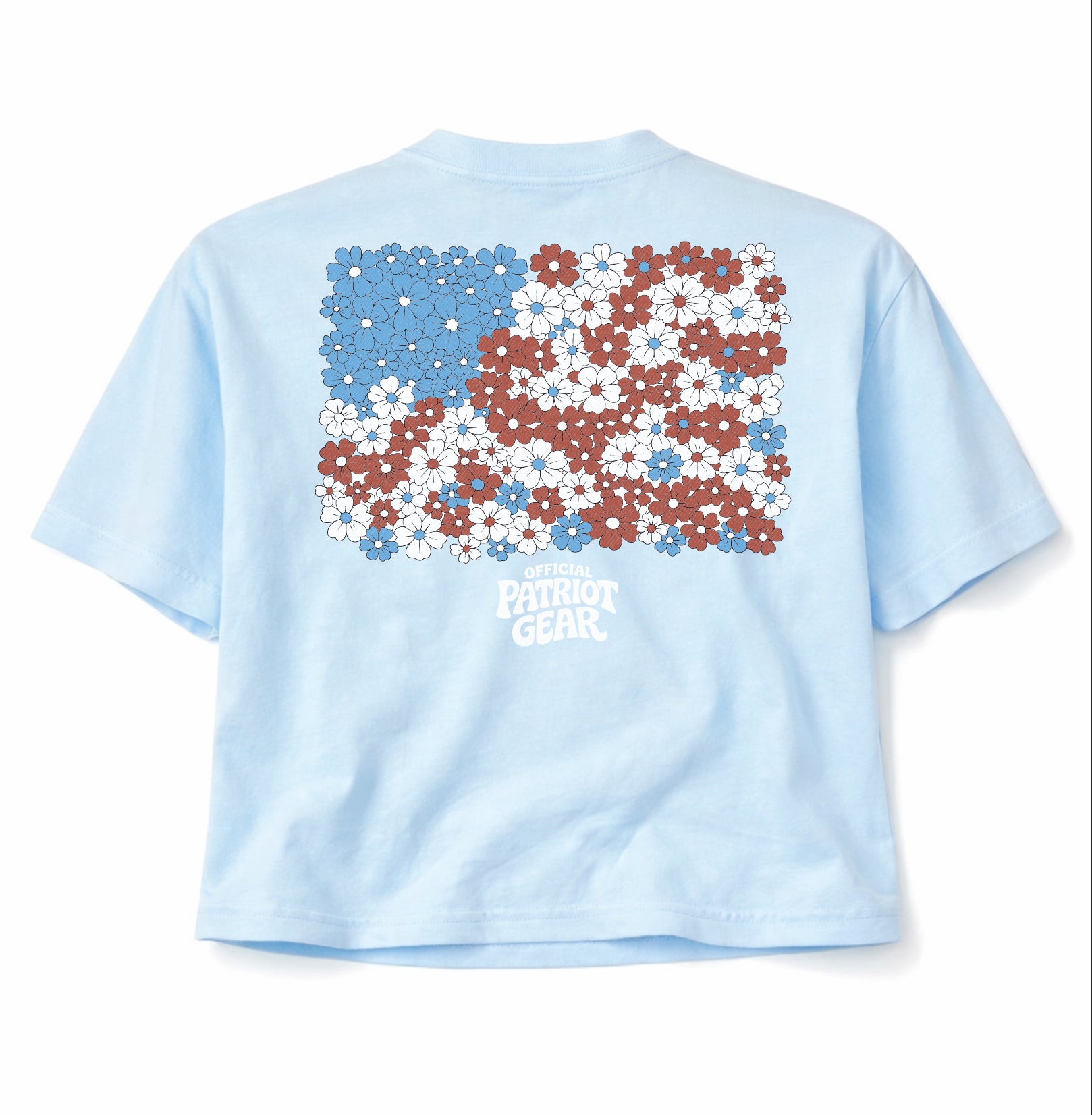 Liberty in Bloom Crop Tee