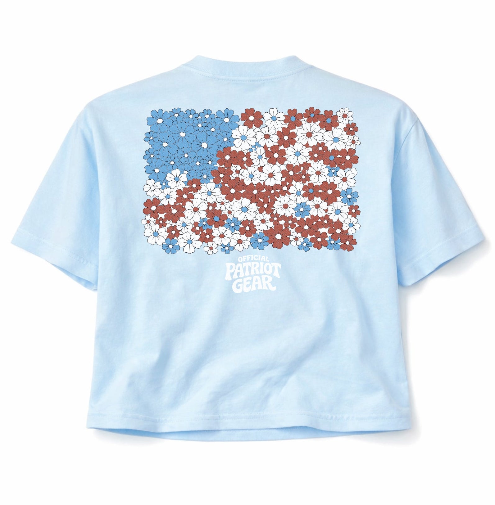 Liberty in Bloom Crop Tee