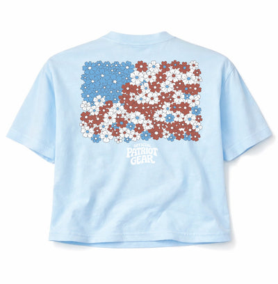 Liberty in Bloom Crop Tee