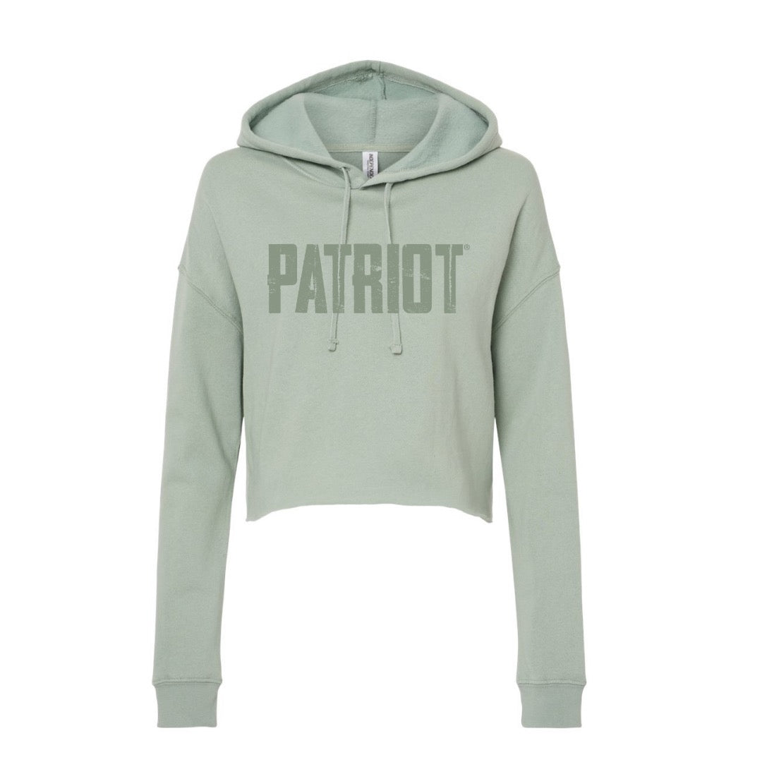 Patriots crop top hoodie hotsell