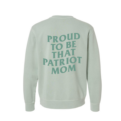Gabrielle's Patriot Mom Oversized Crew