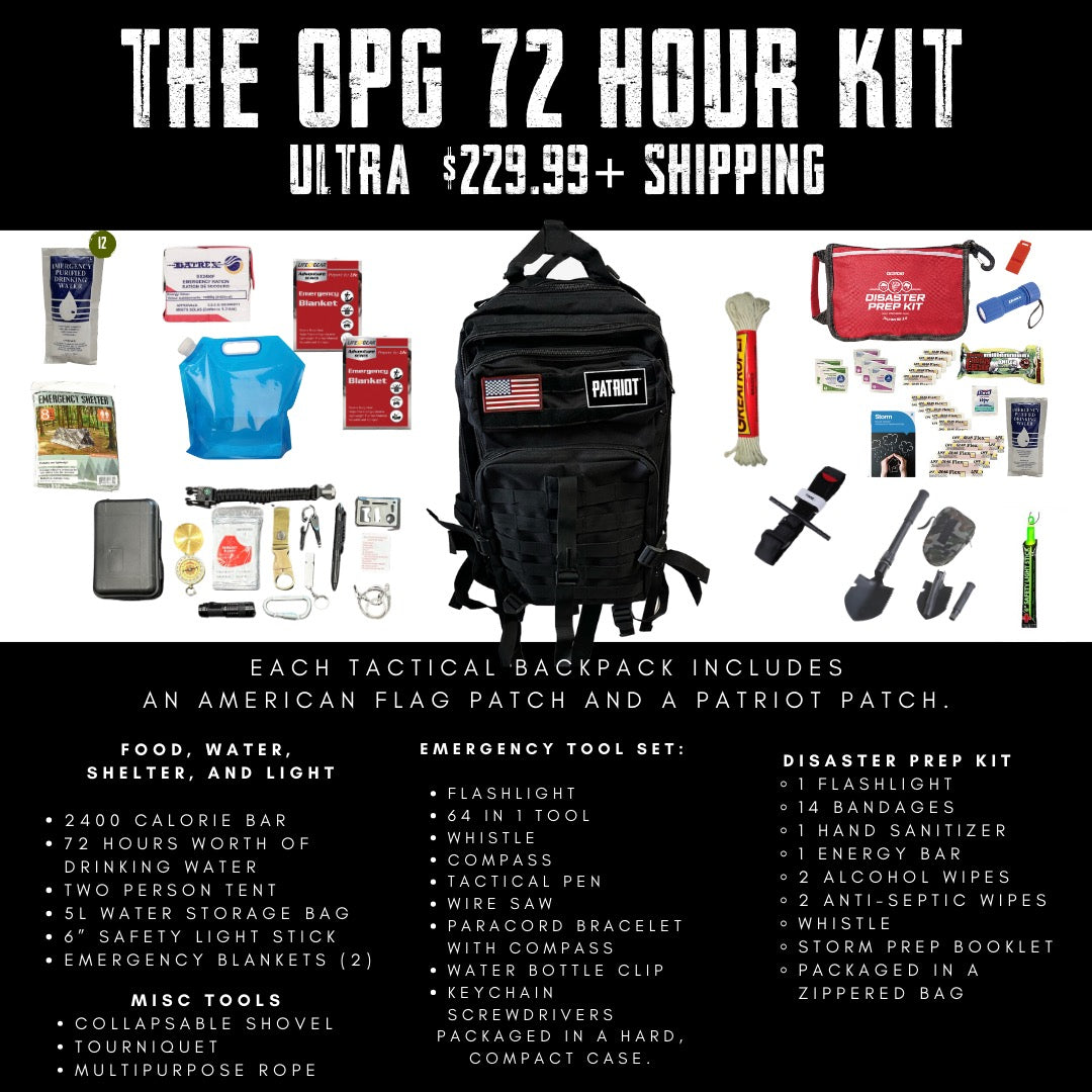 72 Hour Kit/Go Bag