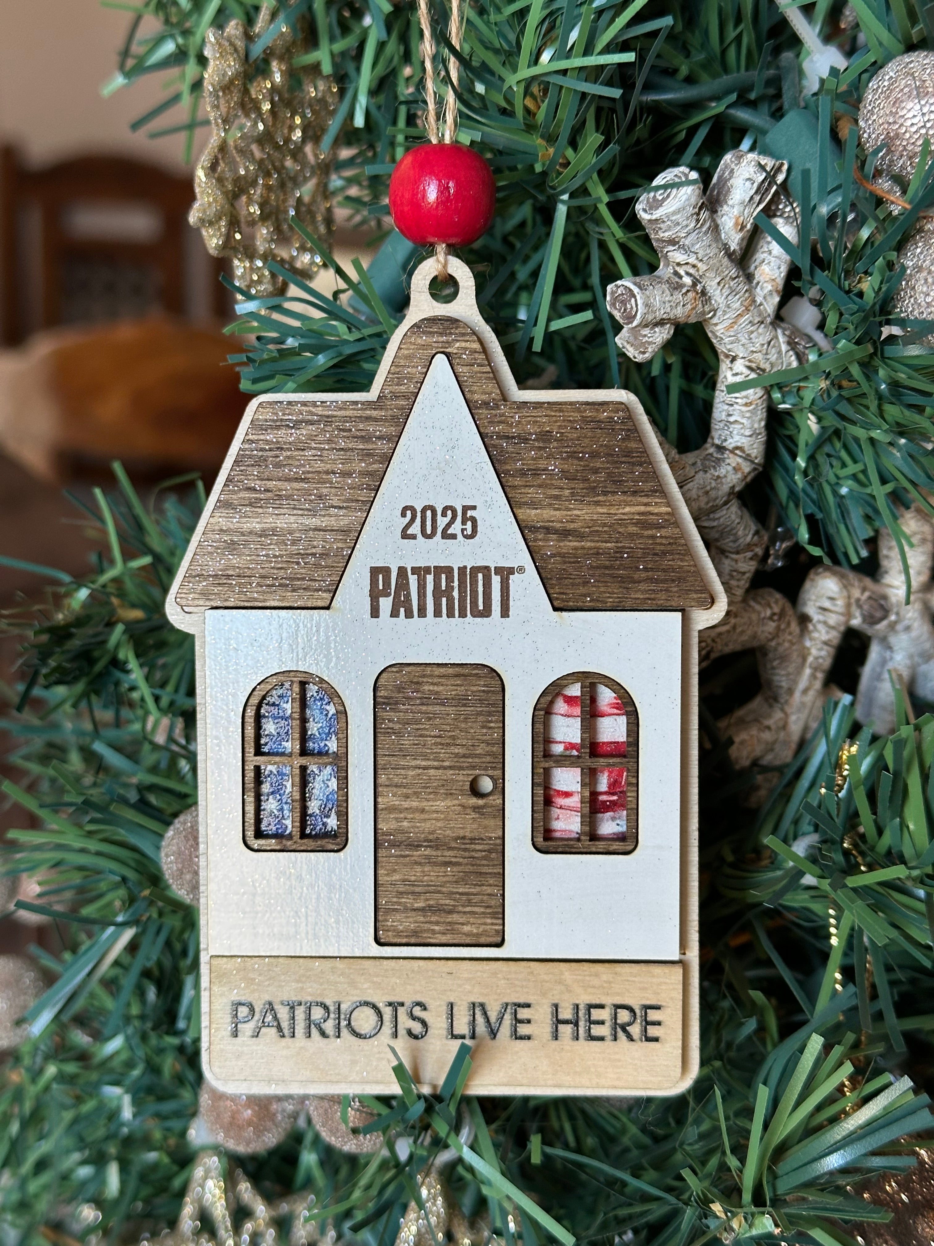 2025 Patriot Christmas Ornaments