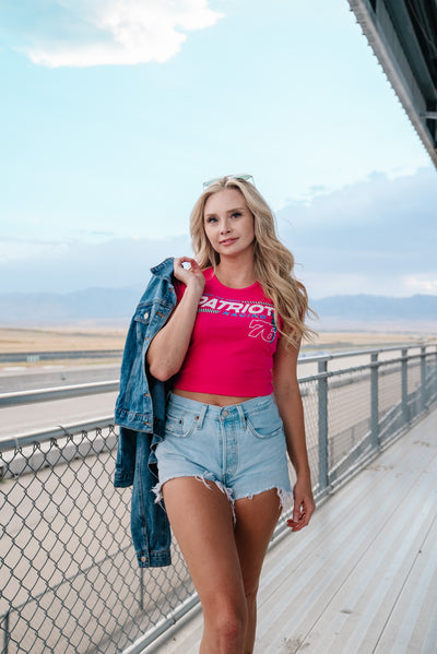 Race Girl Cropped Tee