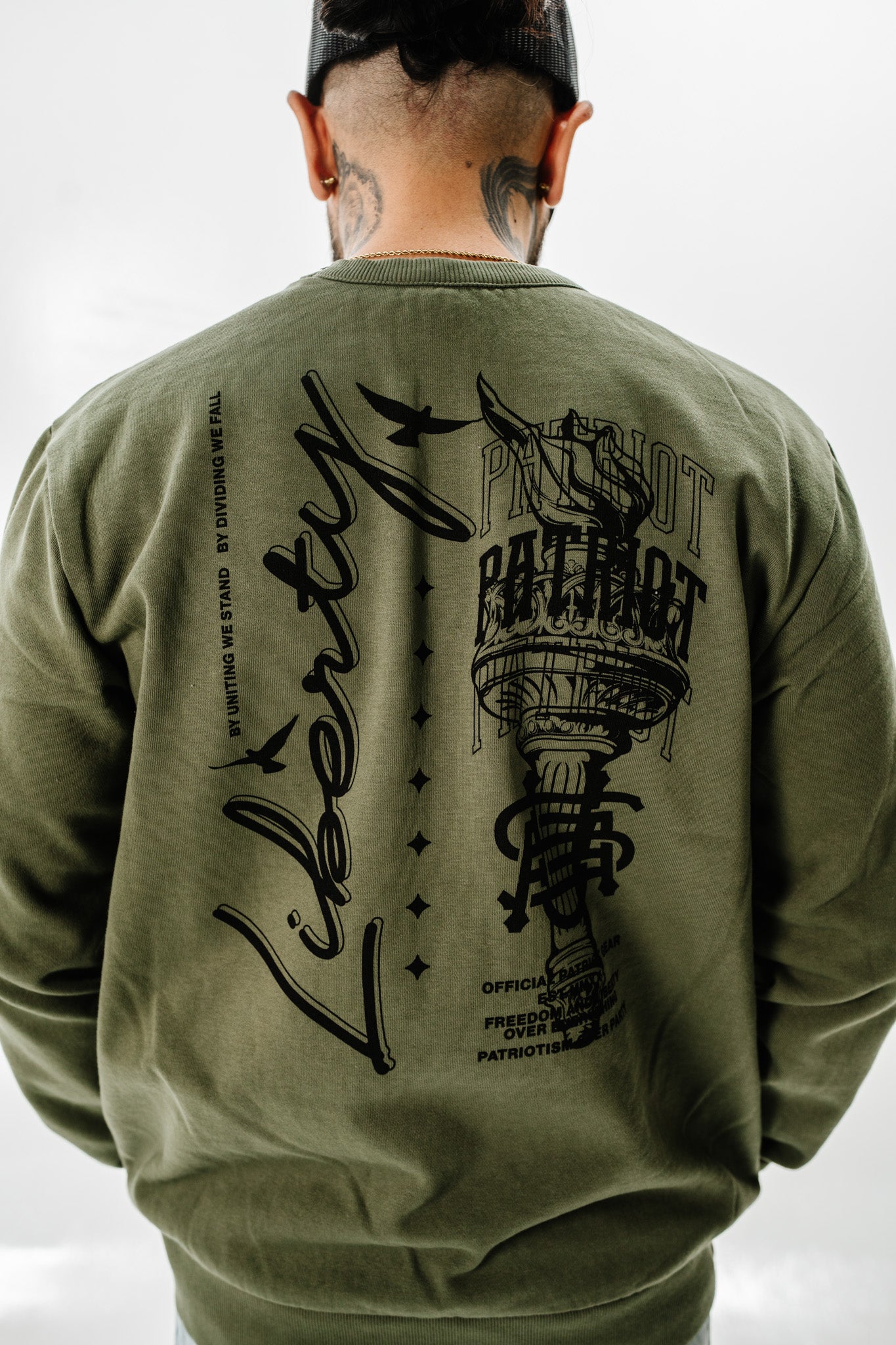 Liberty's Torch Crew Neck