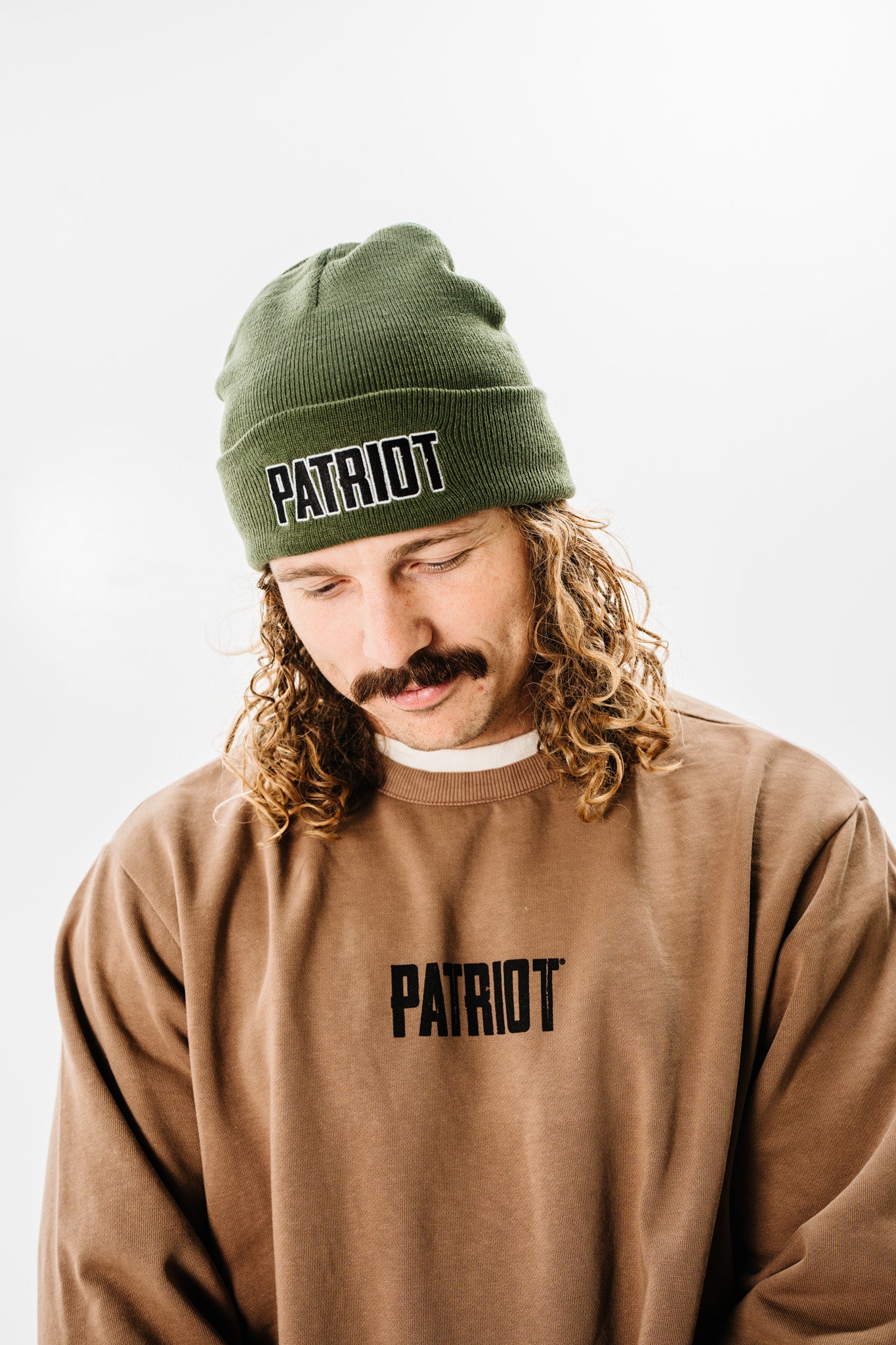 PATRIOT embroidered Cuff Beanie