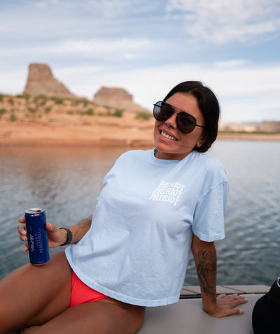 Liberty in Bloom Crop Tee