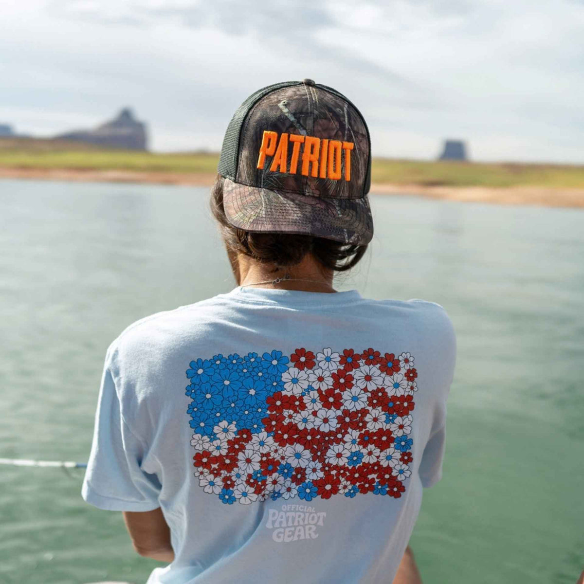 Liberty in Bloom Crop Tee