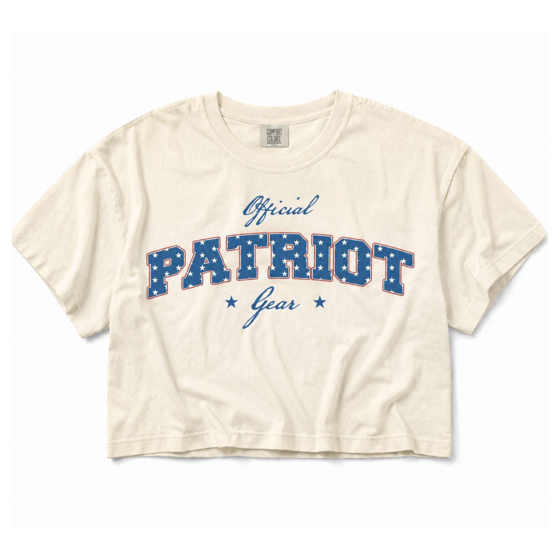 Old Glory Varsity Crop Tee