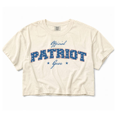 Old Glory Varsity Crop Tee
