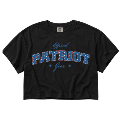 Old Glory Varsity Crop Tee