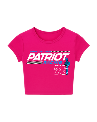 Race Girl Cropped Tee