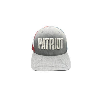 Patriot Hat - Grey/Flag