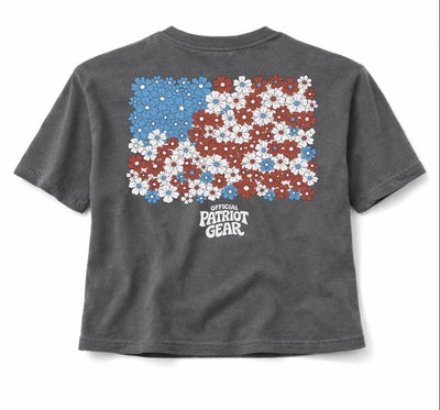 Liberty in Bloom Crop Tee