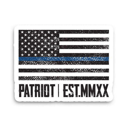 Back The Blue Patriot Sticker
