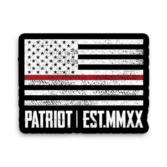 Thin Red Line Patriot Sticker