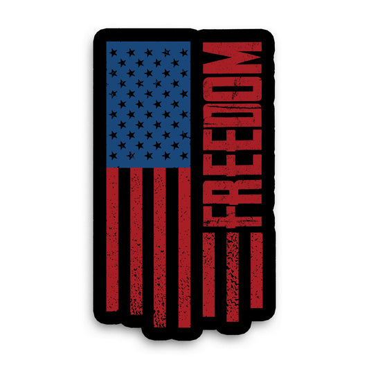 Freedom Flag Patriot Sticker