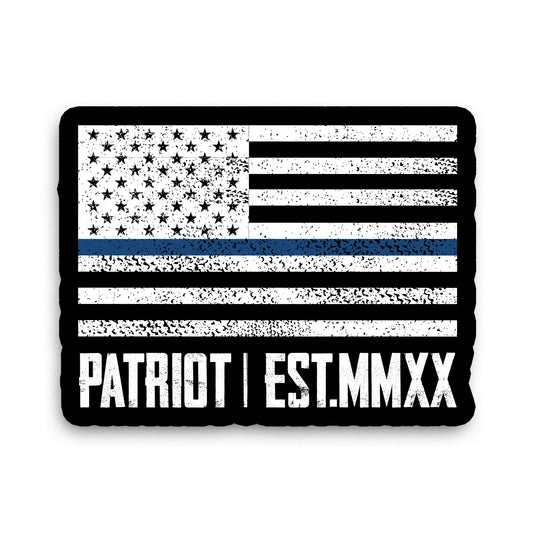 Back The Blue Patriot Sticker