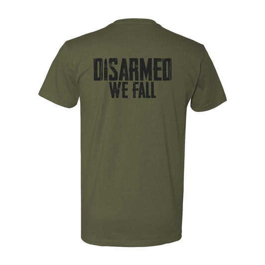 Disarmed We Fall - Military Green - Unisex