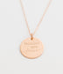 Families Are Forever Coin Necklace